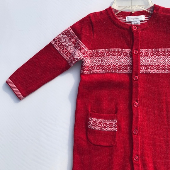 Angel Dear Unisex one-piece red - Picture 3 of 3